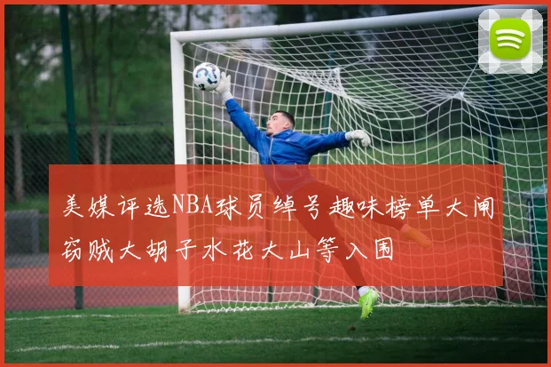 美媒评选NBA球员绰号趣味榜单大闸窃贼大胡子水花大山等入围